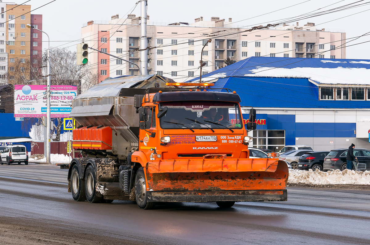 Башкортостан, № А 174 АН 702 — КамАЗ-65115-50