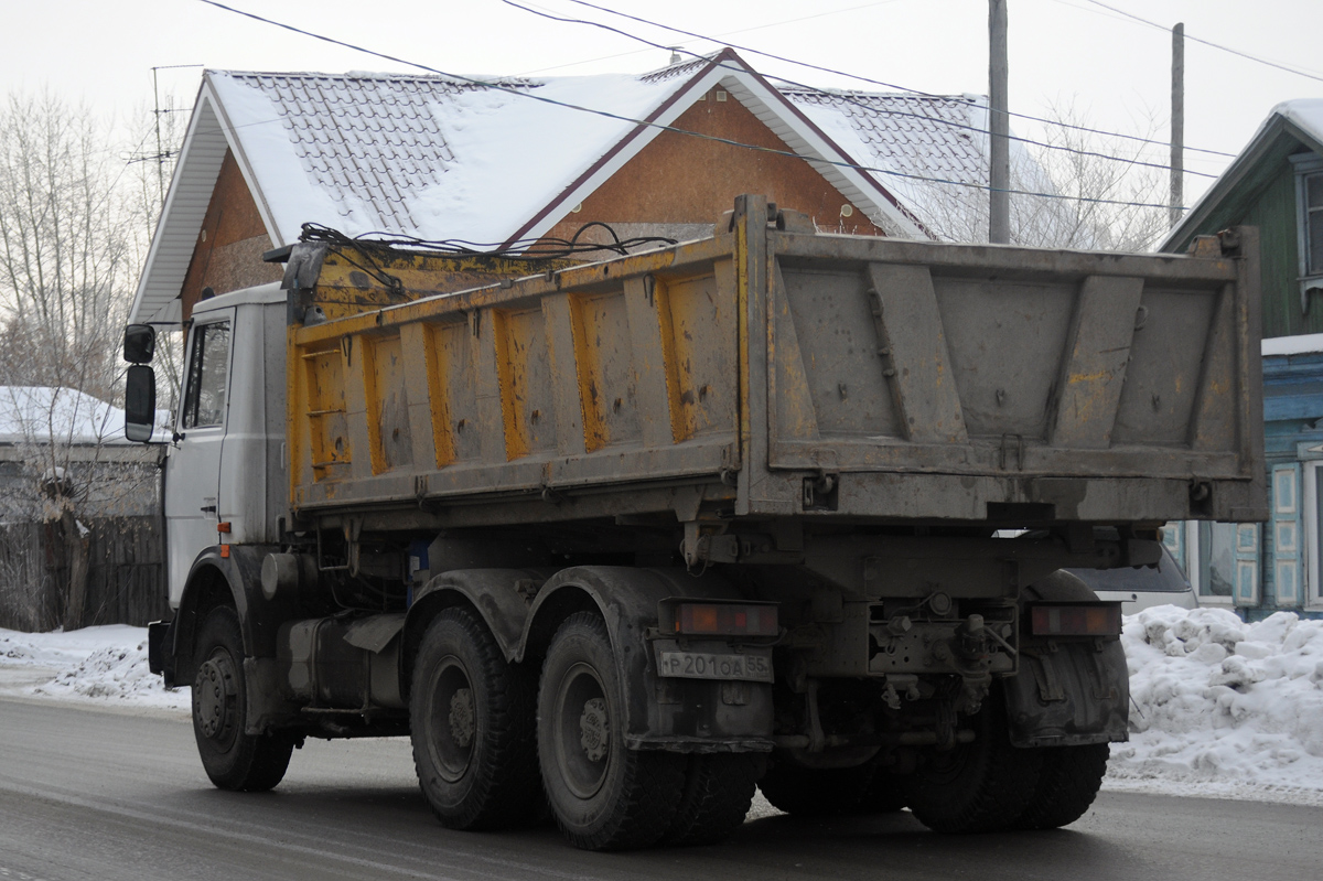 Омская область, № Р 201 ОА 55 — МАЗ-5516A5