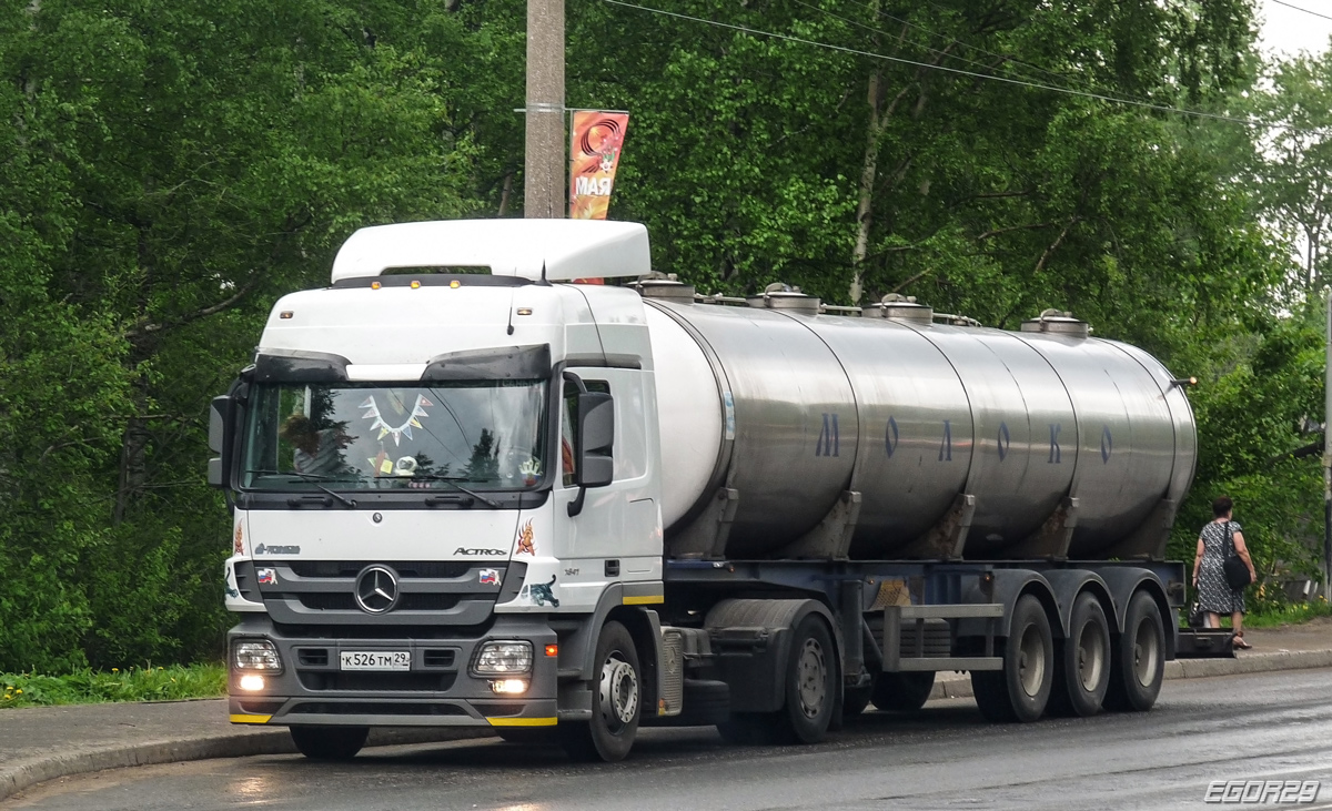 Архангельская область, № К 526 ТМ 29 — Mercedes-Benz Actros ('2009) 1841