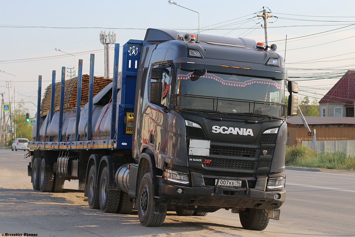 Саха (Якутия), № Т 007 КЕ 14 — Scania ('2016) R500