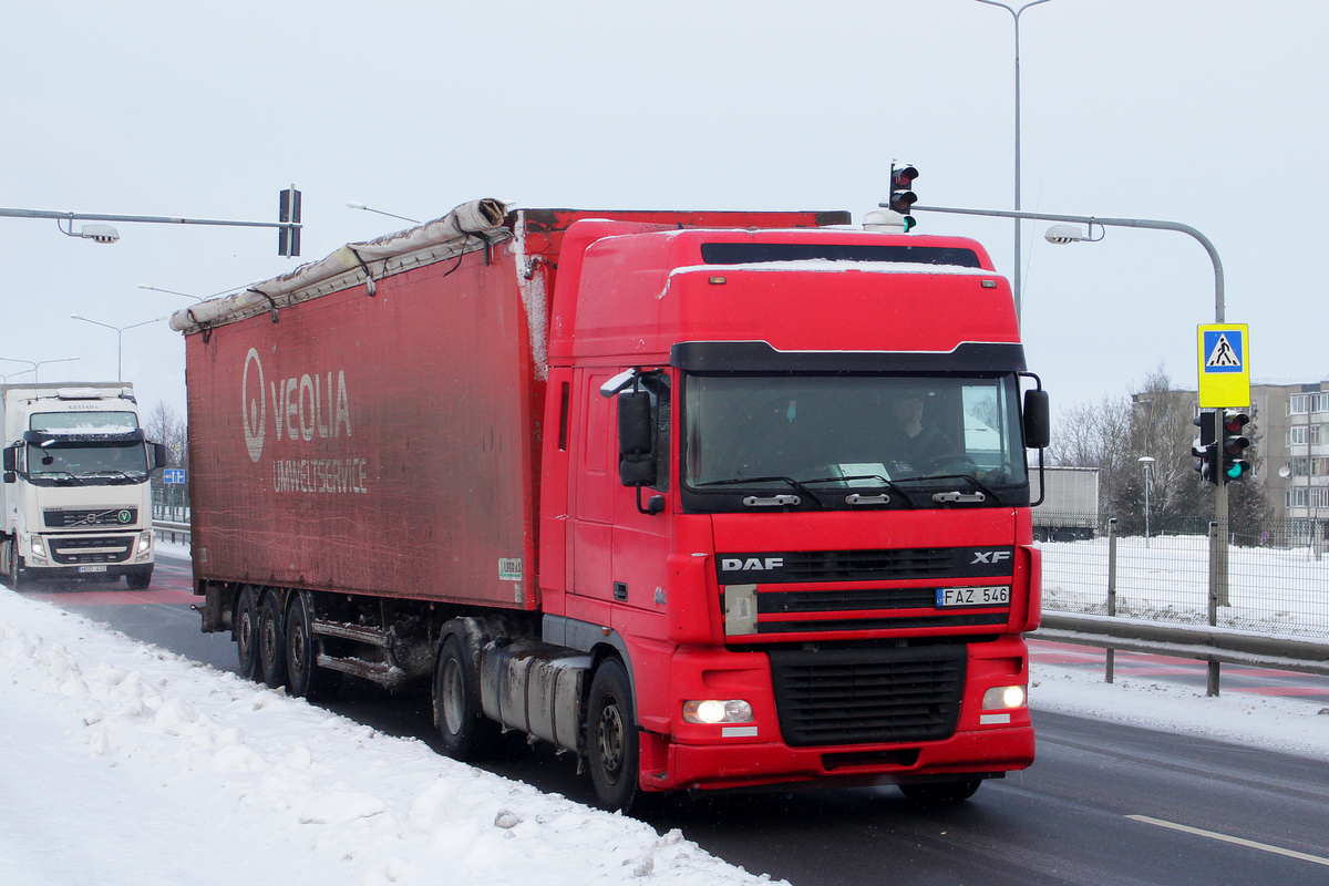 Литва, № FAZ 546 — DAF XF95 FT