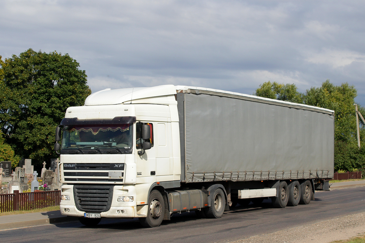 Литва, № MBY 824 — DAF XF105 FT