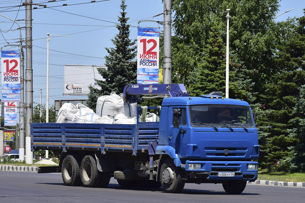 Волгоградская область, № О 006 ХР 34 — КамАЗ-65117-62