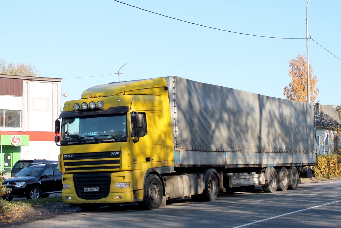 Карелия, № М 868 МН 10 — DAF XF105 FT