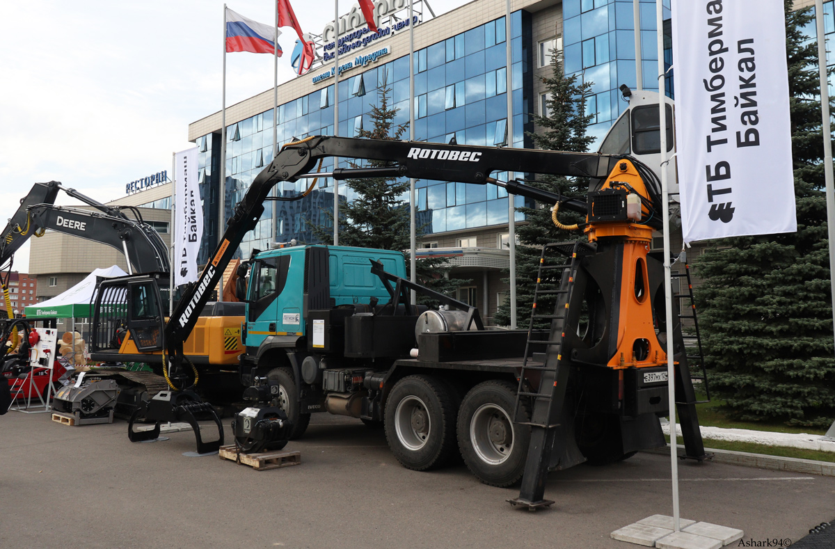 Красноярский край, № Е 397 МХ 124 — IVECO-AMT Trakker ('2013); Красноярский край — Выставка "Эксподрев-2022"