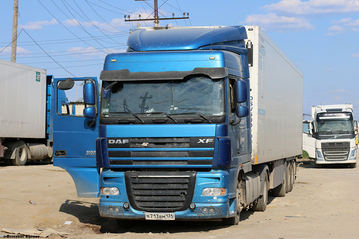 Волгоградская область, № К 713 ВМ 134 — DAF XF105 FT