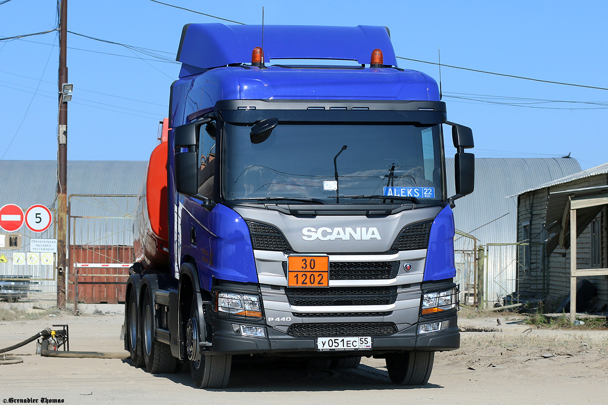 Омская область, № У 051 ЕС 55 — Scania ('2016) P440