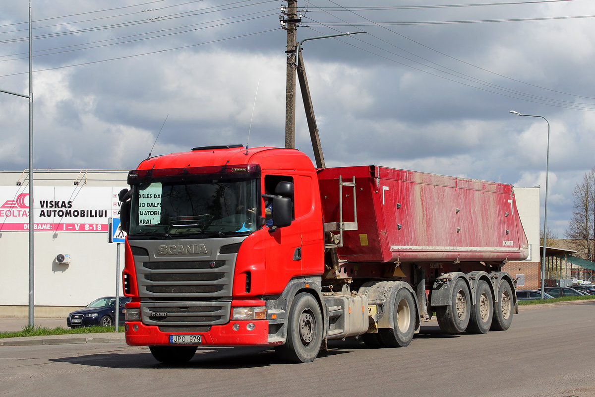 Литва, № JPO 979 — Scania ('2009) G420