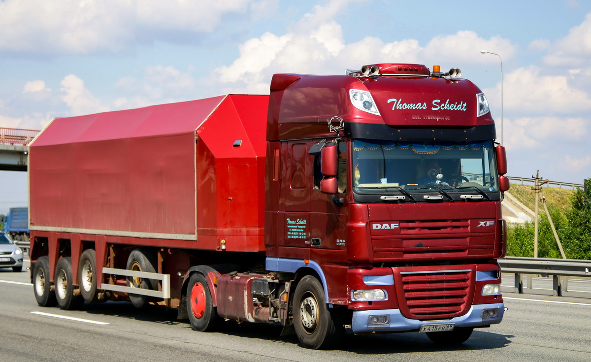 Тверская область, № Х 415 РВ 69 — DAF XF105 FT