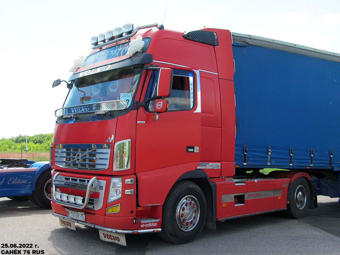 Вологодская область, № К 150 ВК 35 — Volvo ('2008) FH.540; Московская область — Фестиваль Truckfest 2022 — июнь