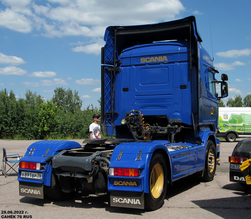Ярославская область, № К 891 ВР 76 — Scania ('2009) R380; Московская область — Фестиваль Truckfest 2022 — июнь