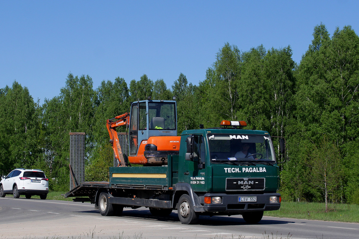 Литва, № LSV 552 — MAN L2000 (общая модель)