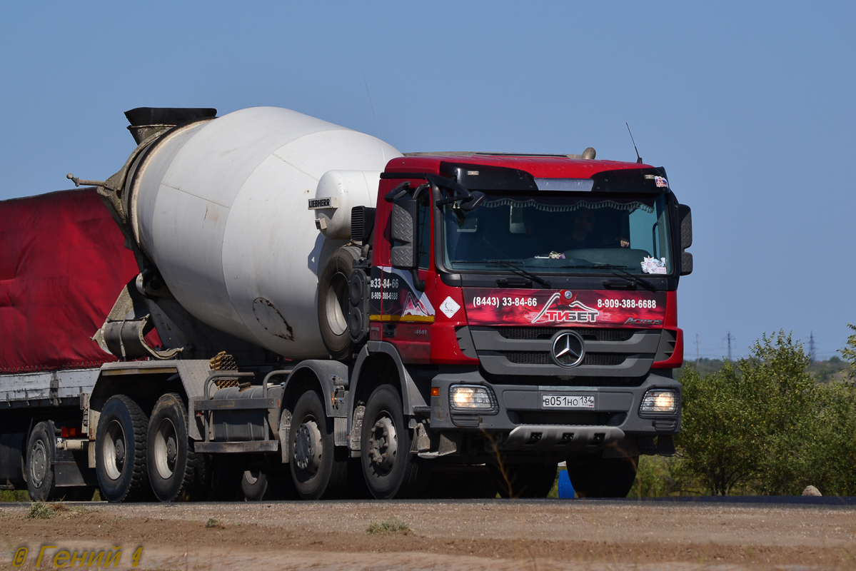 Волгоградская область, № В 051 НО 134 — Mercedes-Benz Actros '09 4141 [Z9M]