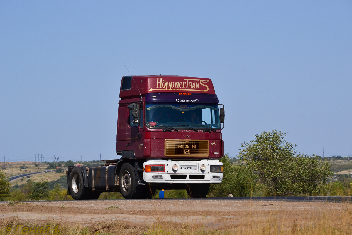 Волгоградская область, № В 643 УЕ 134 — MAN F2000 19.403