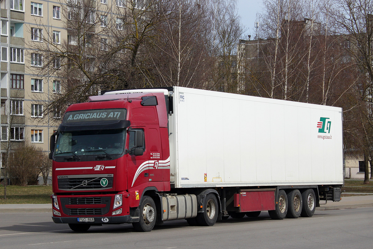 Литва, № FUO 848 — Volvo ('2008) FH.460