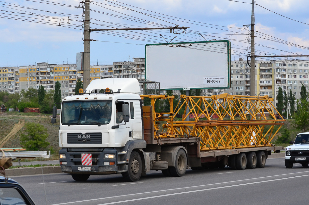 Волгоградская область, № М 382 РМ 34 — MAN TGA 19.350