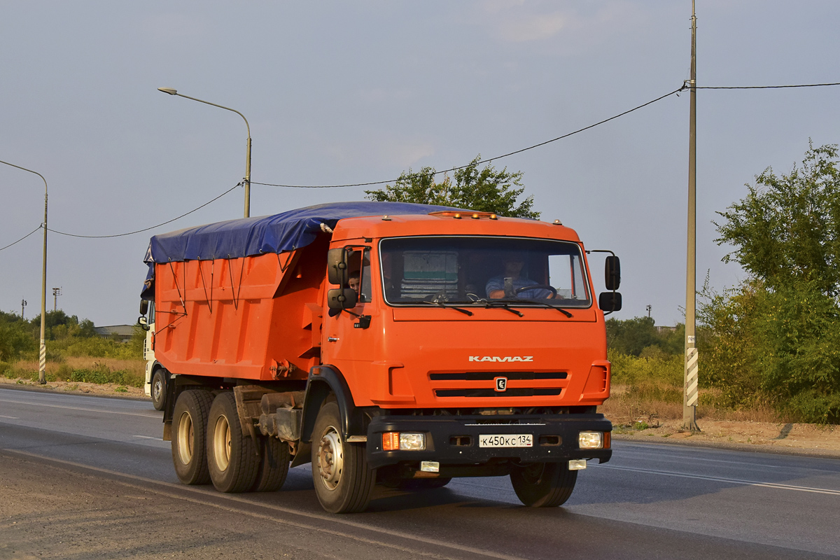 Волгоградская область, № К 450 КС 134 — КамАЗ-55111-15 [55111R]