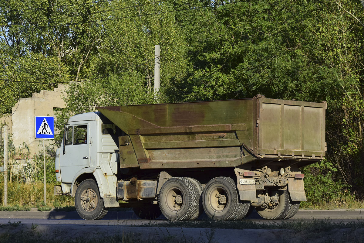 Волгоградская область, № А 058 ЕС 34 — КамАЗ-55111 [551110]