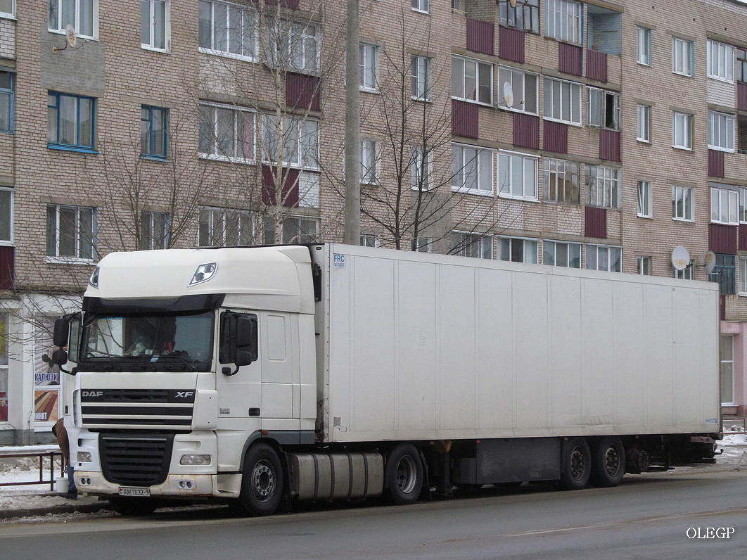 Брестская область, № АМ 1632-1 — DAF XF105 FT