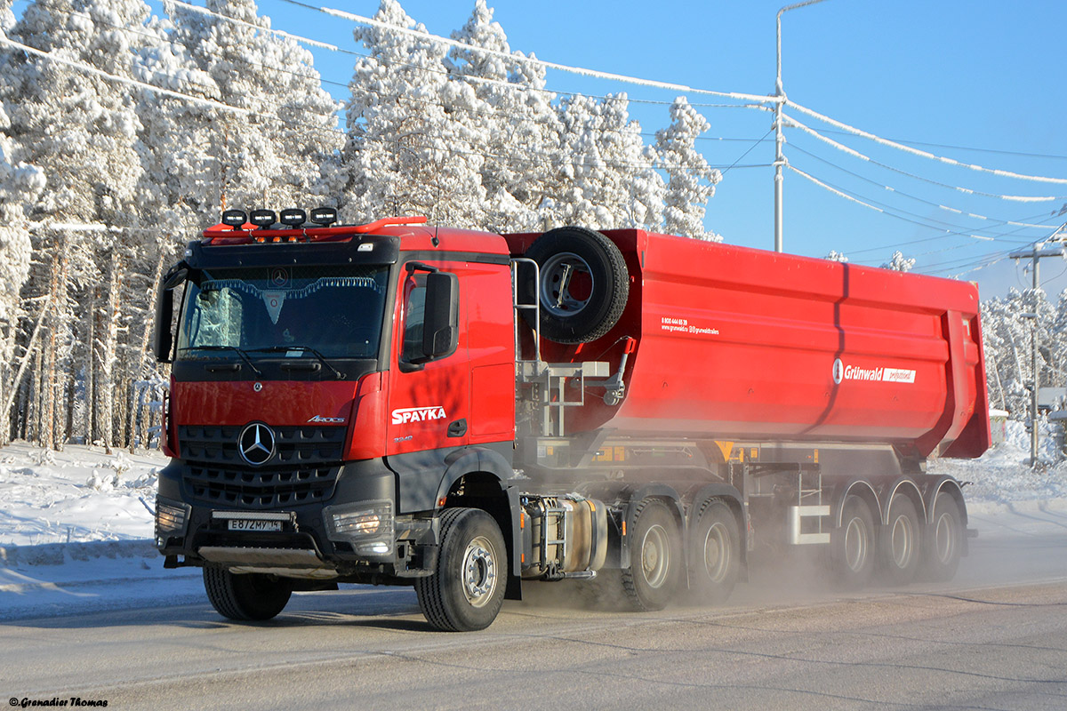 Саха (Якутия), № Е 872 МУ 14 — Mercedes-Benz Arocs 3348 [Z9M]