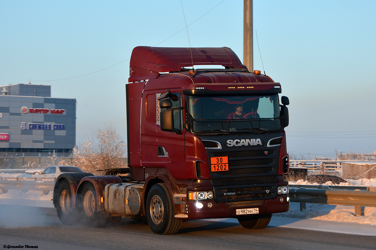 Саха (Якутия), № О 982 МН 14 — Scania ('2009) R500