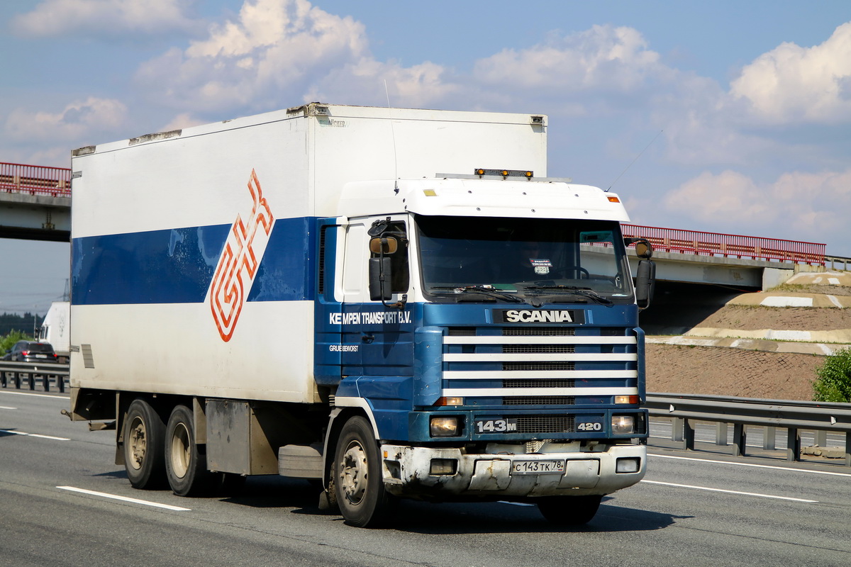 Санкт-Петербург, № С 143 ТК 78 — Scania (III) R143M