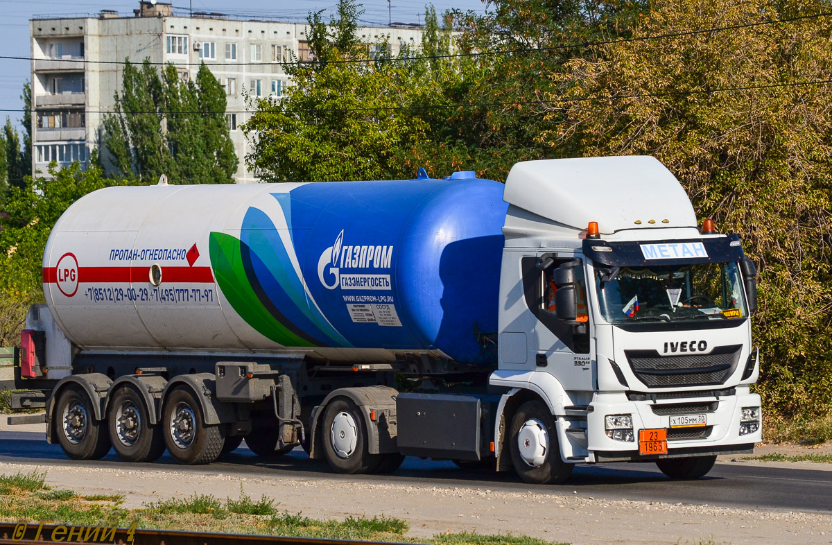 Астраханская область, № Х 105 ММ 30 — IVECO Stralis ('2012)