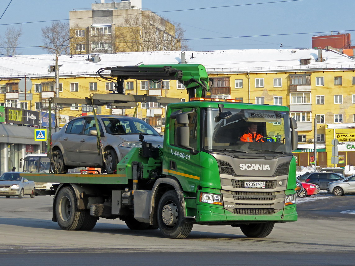 Кировская область, № В 905 ТР 43 — Scania ('2016) P280