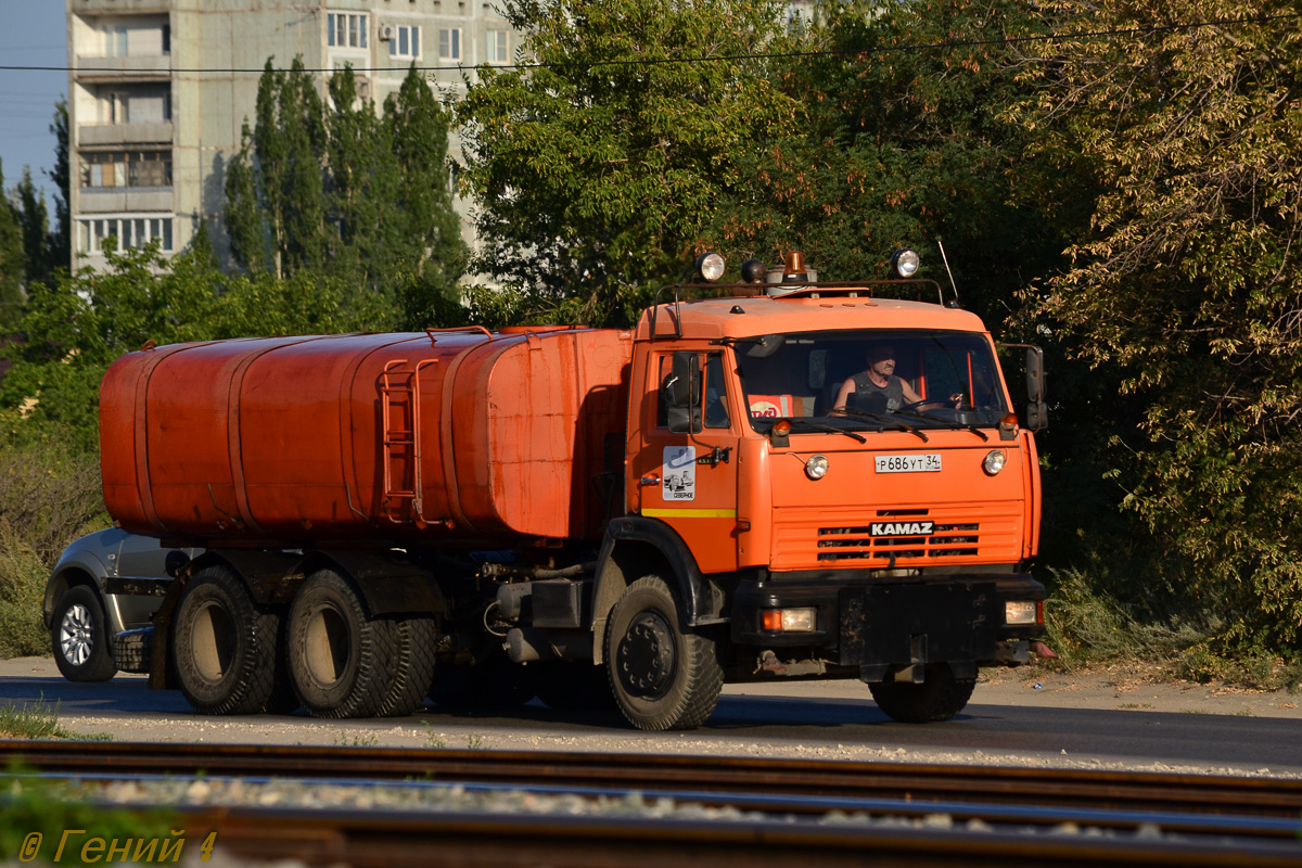 Волгоградская область, № Р 686 УТ 34 — КамАЗ-65115-62