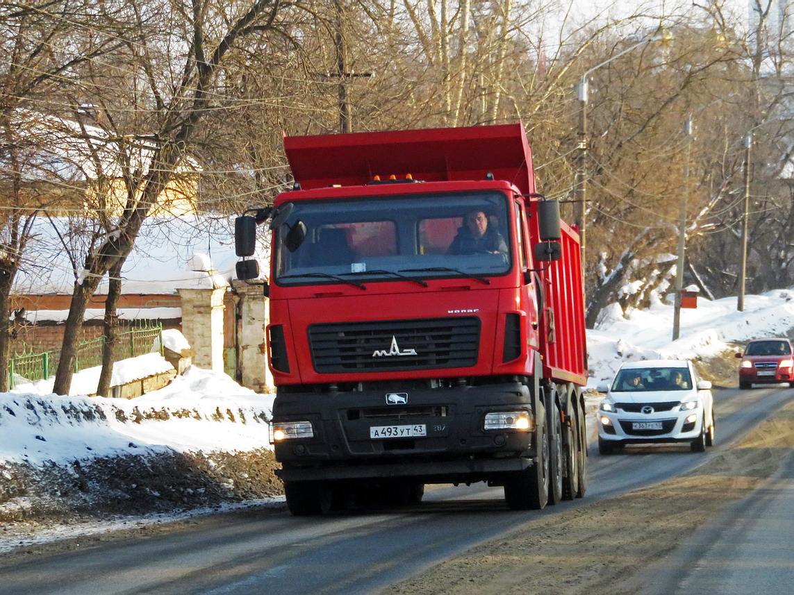 Кировская область, № А 493 УТ 43 — МАЗ-651628