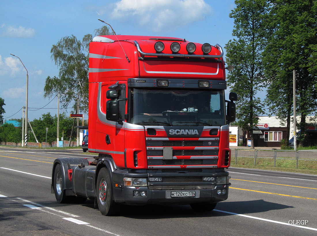 Санкт-Петербург, № К 120 ХС 178 — Scania ('1996) R124L