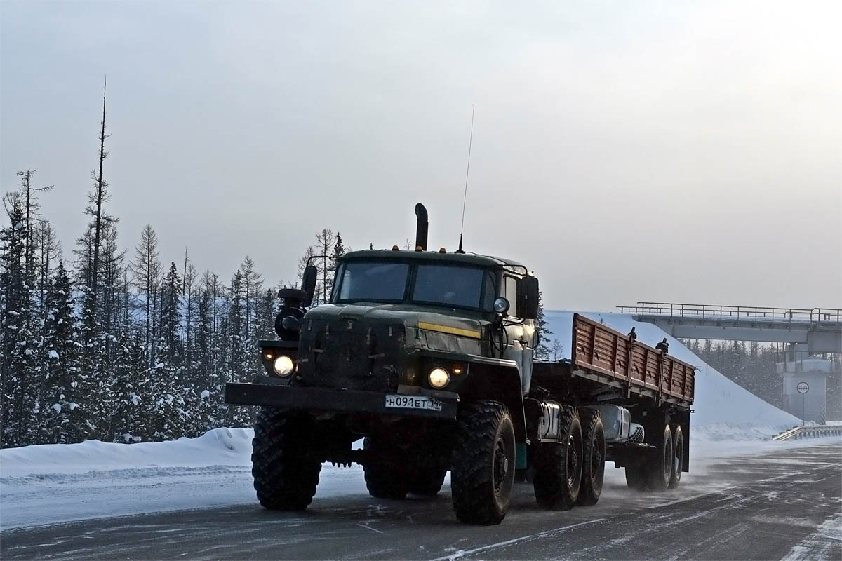 Саха (Якутия), № Н 091 ЕТ 14 — Урал-375 (общая модель)