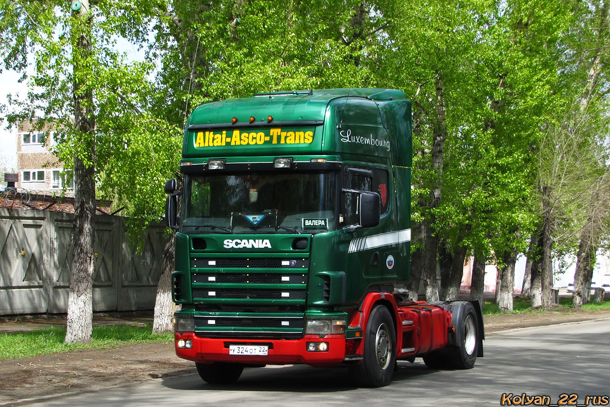 Алтайский край, № У 324 ОТ 22 — Scania ('1996) R124L