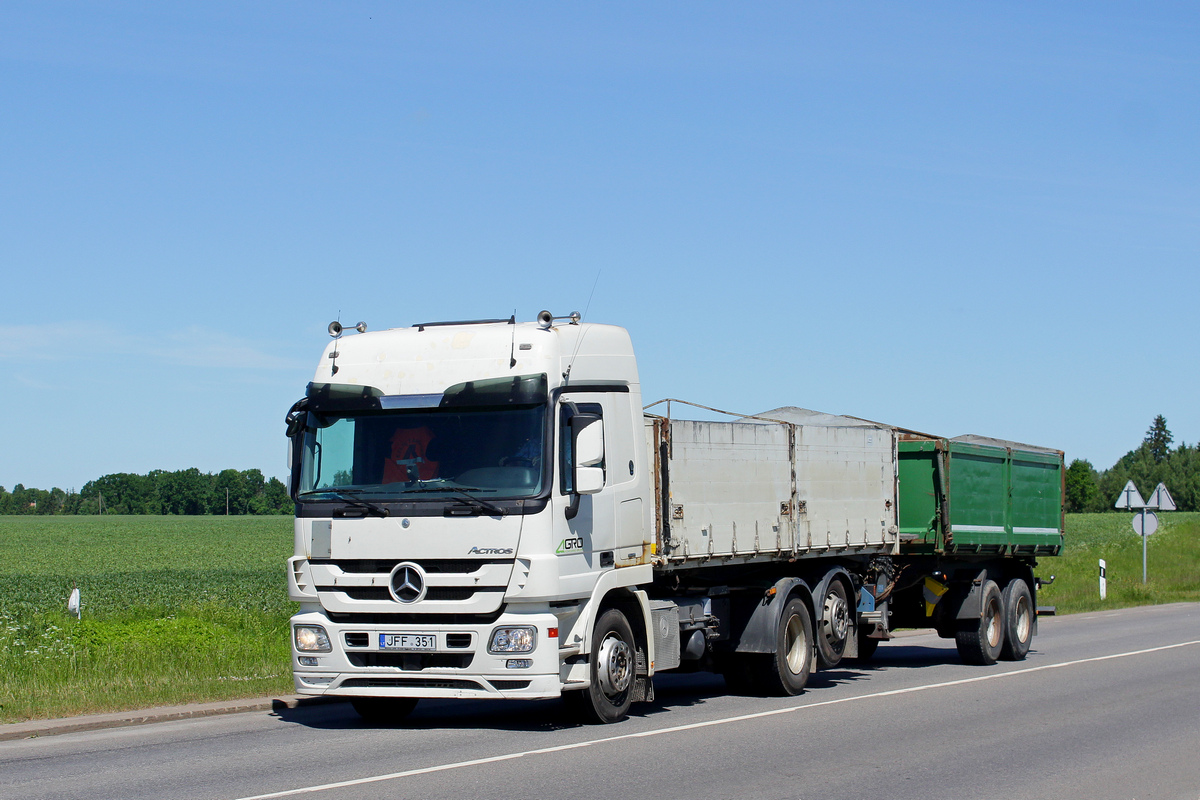 Литва, № JFF 351 — Mercedes-Benz Actros ('2009)