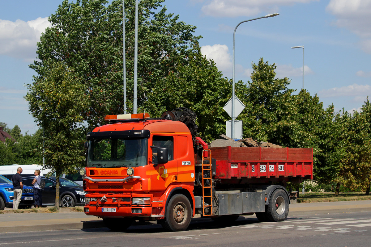 Литва, № LIC 274 — Scania ('1996) P94G