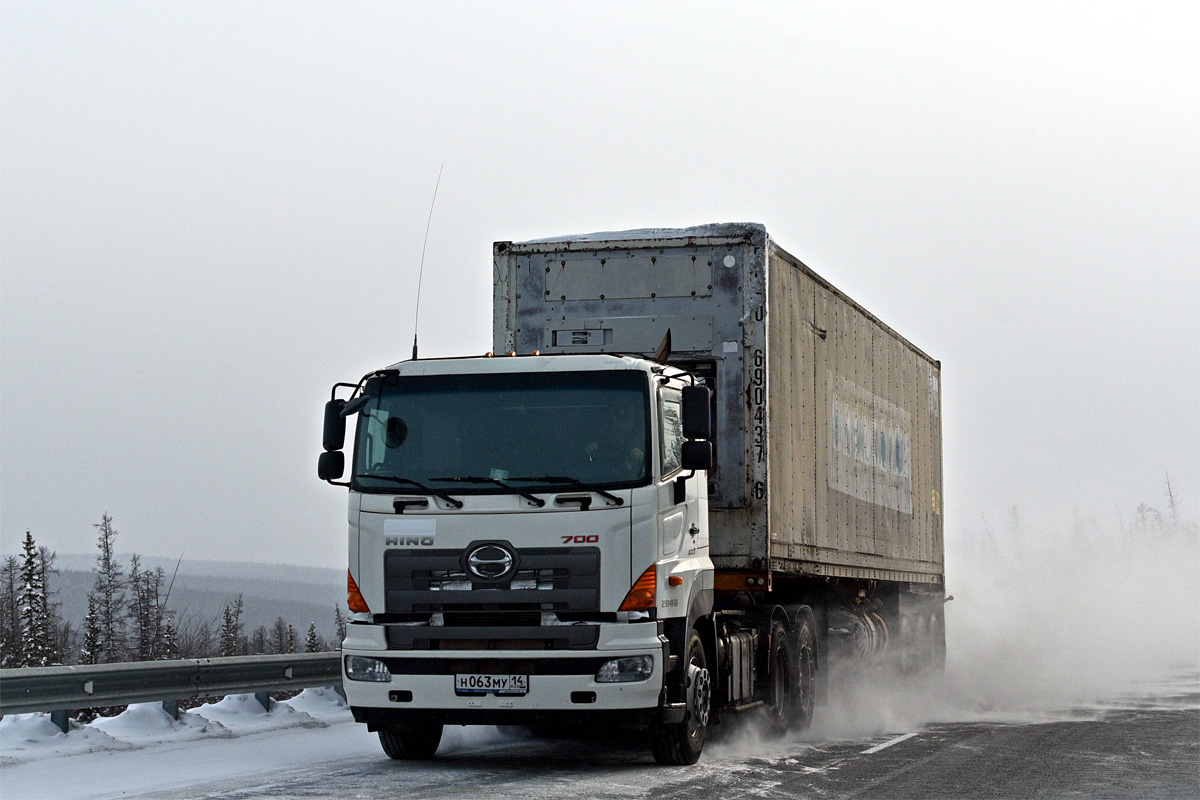 Саха (Якутия), № Н 063 МУ 14 — Hino 700