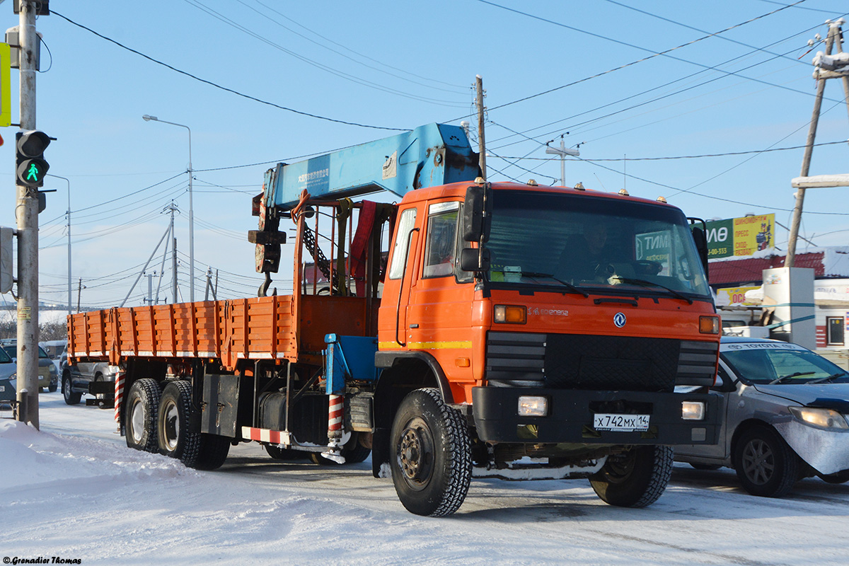 Саха (Якутия), № Х 742 МХ 14 — Dongfeng  (общая модель)