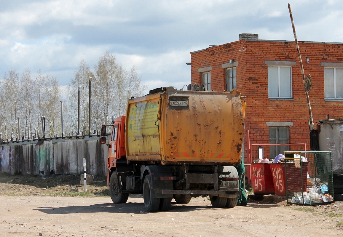 Псковская область, № К 059 КЕ 60 — КамАЗ-43253 (общая модель)