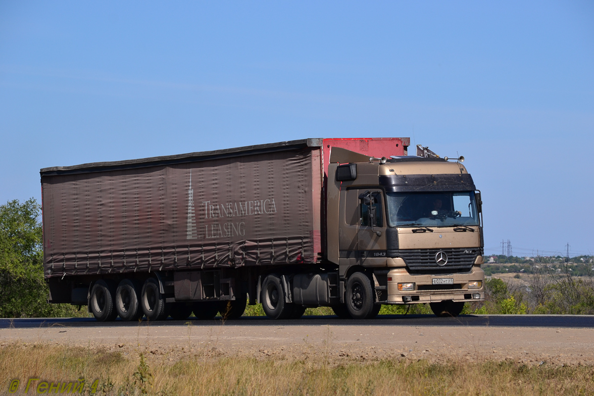 Ростовская область, № Е 032 НТ 61 — Mercedes-Benz Actros ('1997) 1843