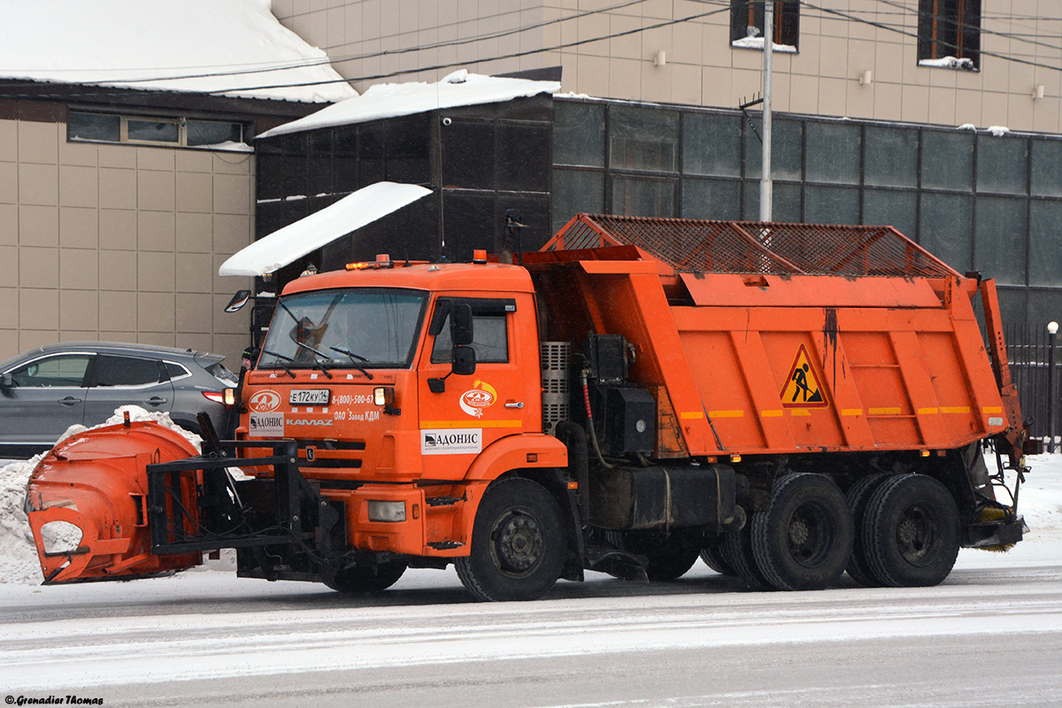 Саха (Якутия), № Е 172 КУ 14 — КамАЗ-65115 (общая модель)