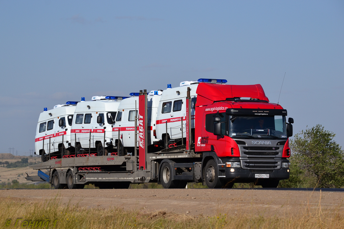 Нижегородская область, № Р 405 ТУ 152 — Scania ('2011) P380