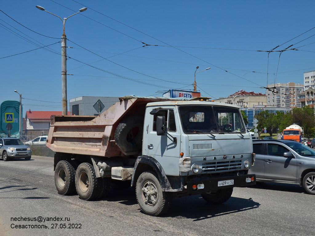 Севастополь, № А 409 УС 92 — КамАЗ-55111 [551110]