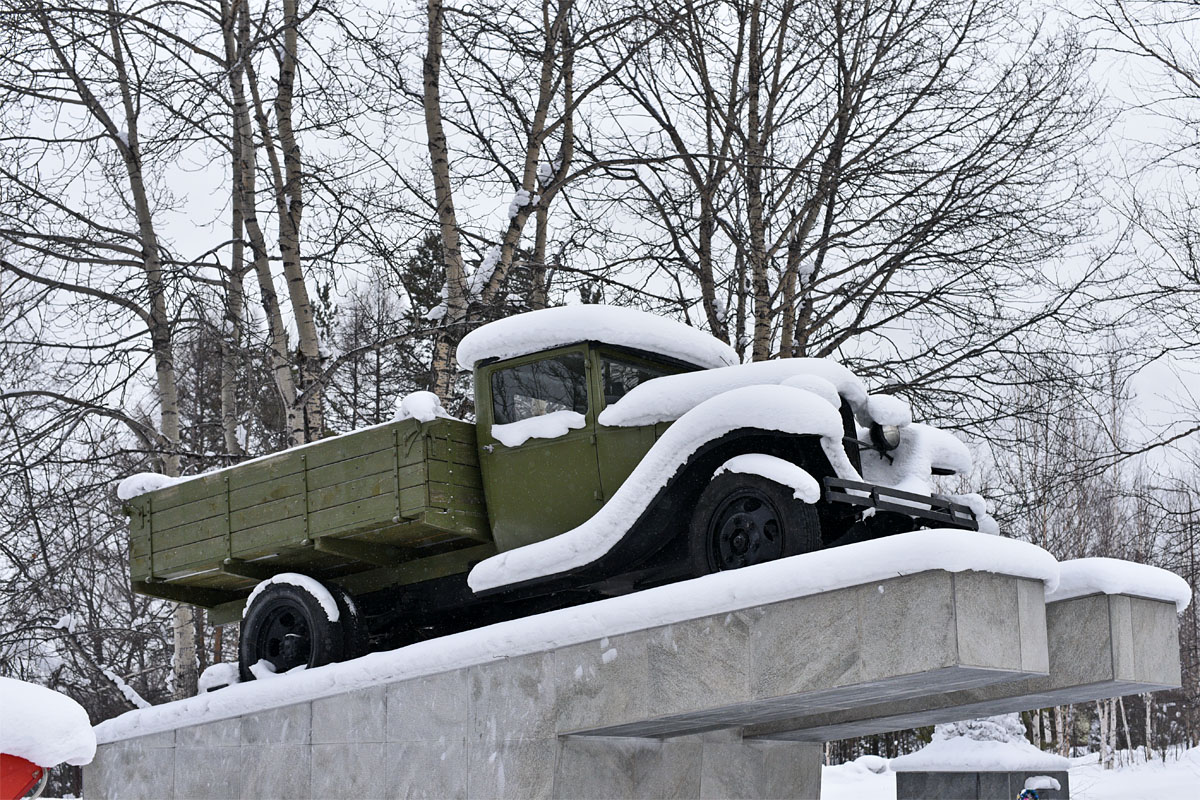 Саха (Якутия), № (14) Б/Н 0221 — ГАЗ-АА; Саха (Якутия) — Автомобили на постаментах; Техника на постаментах, памятники (Саха (Якутия))