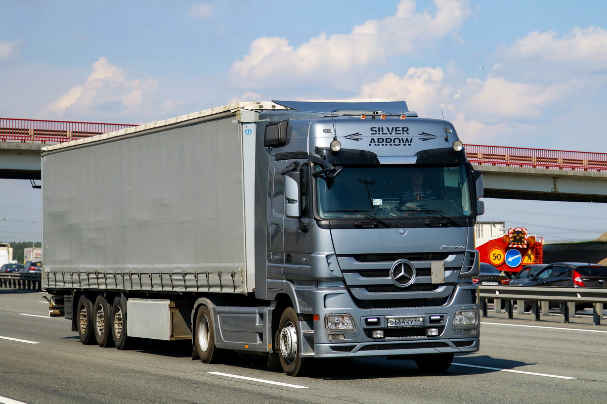 Костромская область, № О 664 КУ 44 — Mercedes-Benz Actros ('2009) 1844