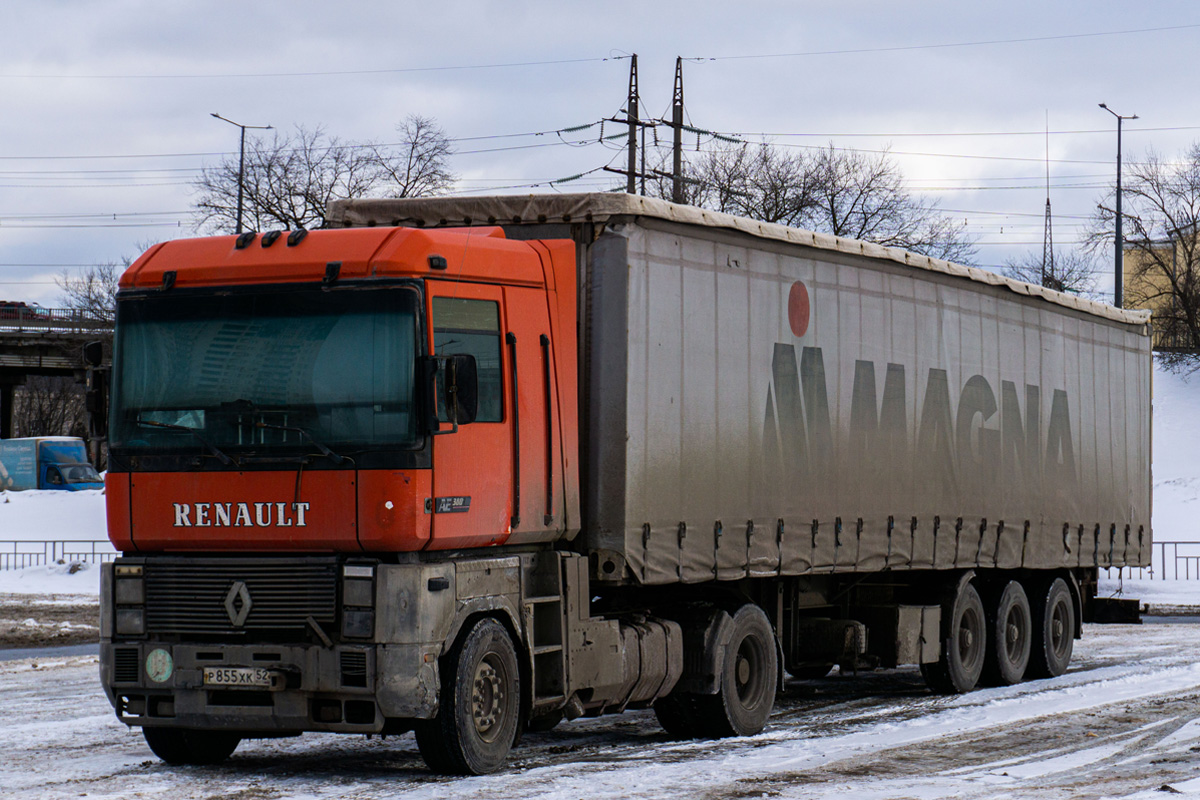 Нижегородская область, № Р 855 ХК 52 — Renault Magnum AE ('1990)