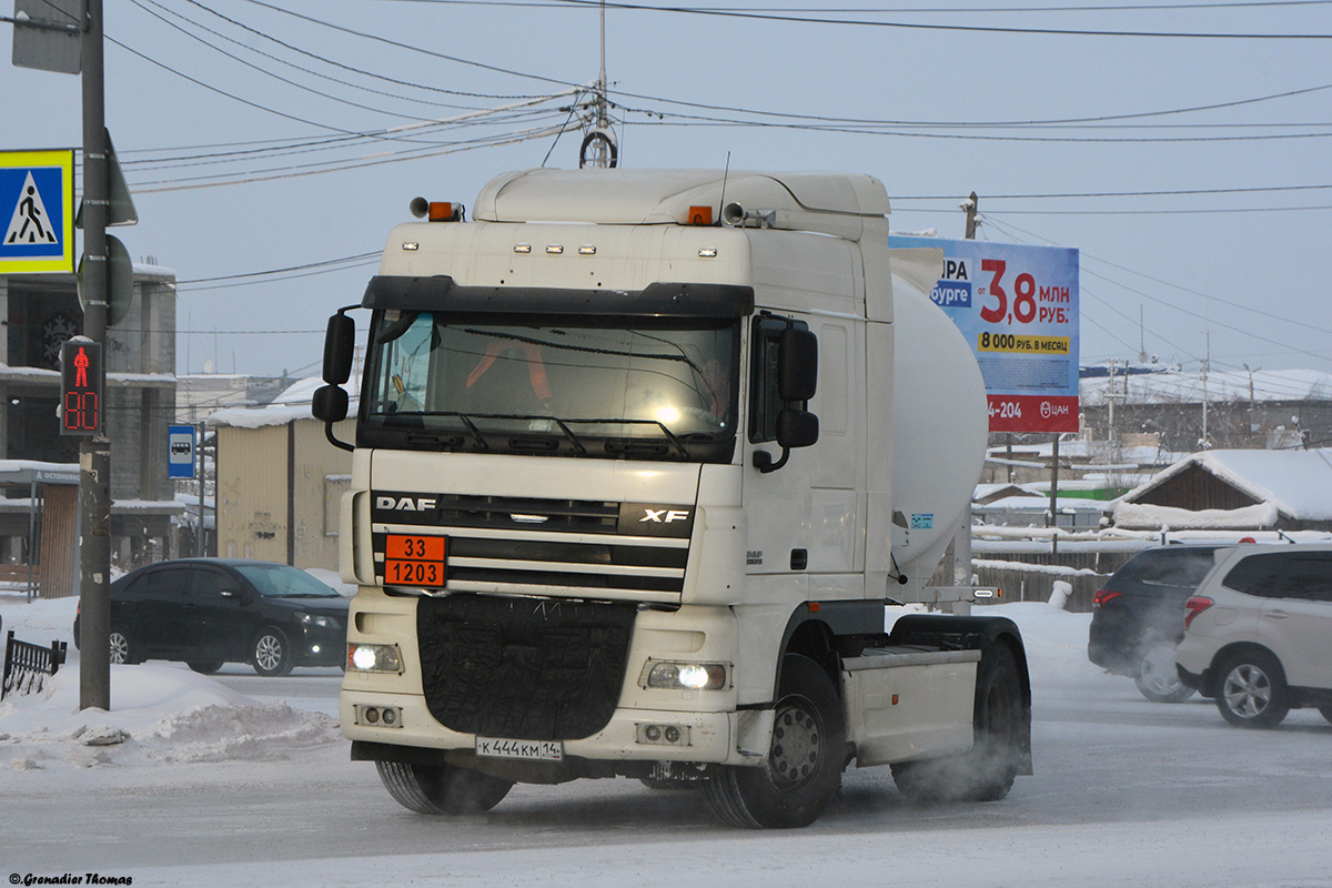 Саха (Якутия), № К 444 КМ 14 — DAF XF105 FT