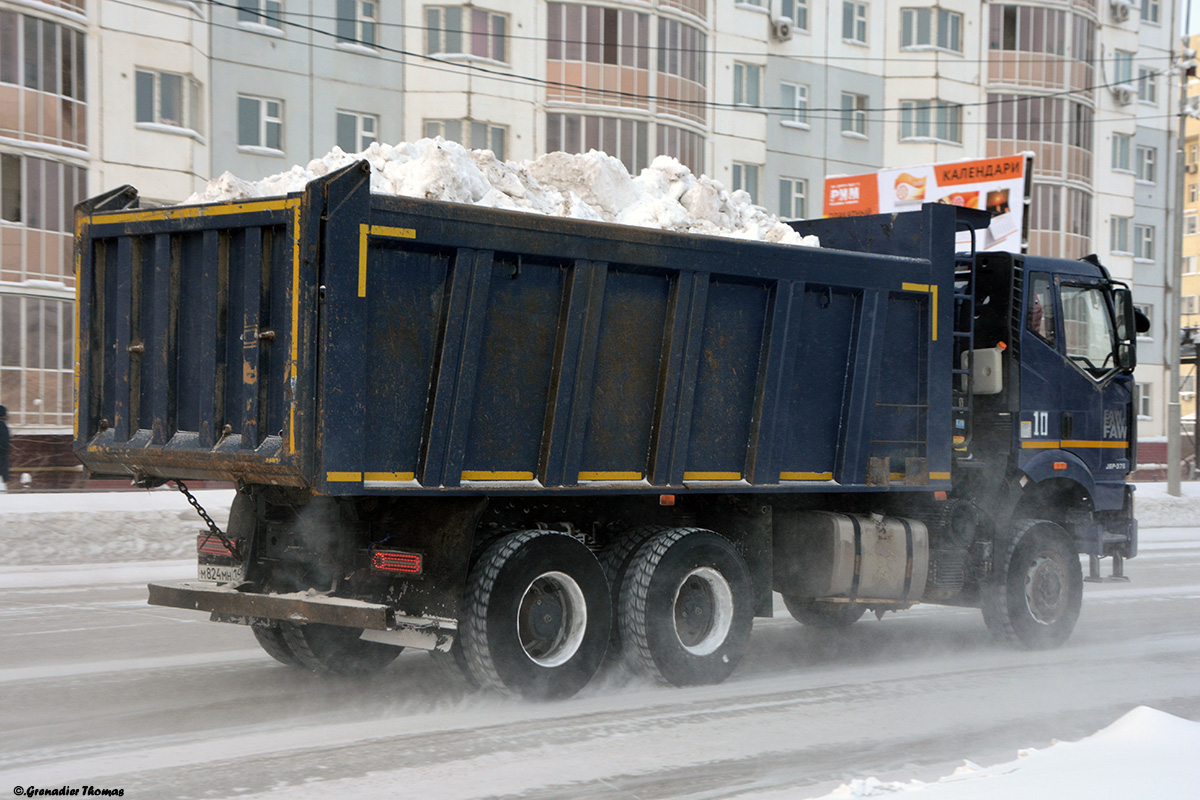 Саха (Якутия), № М 824 МН 14 — FAW J6 CA3250