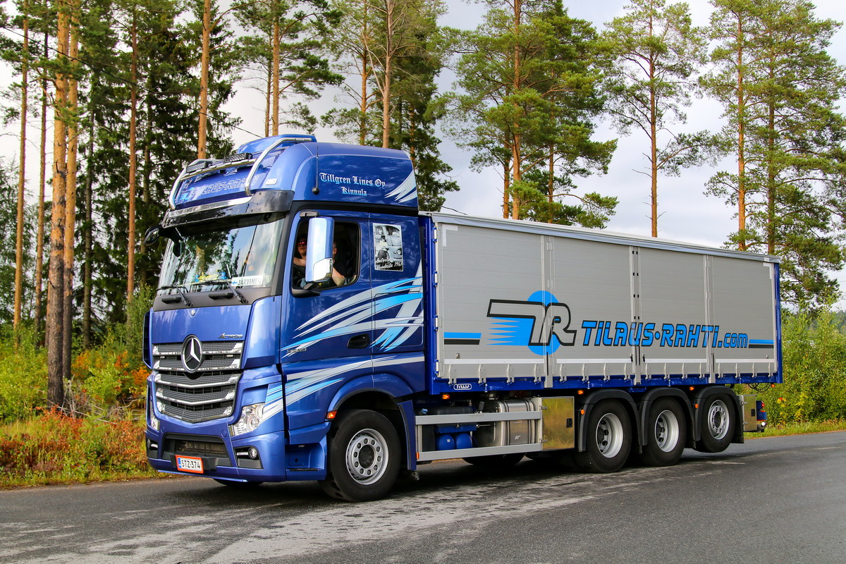 Финляндия, № STZ-374 — Mercedes-Benz Actros ('2011)