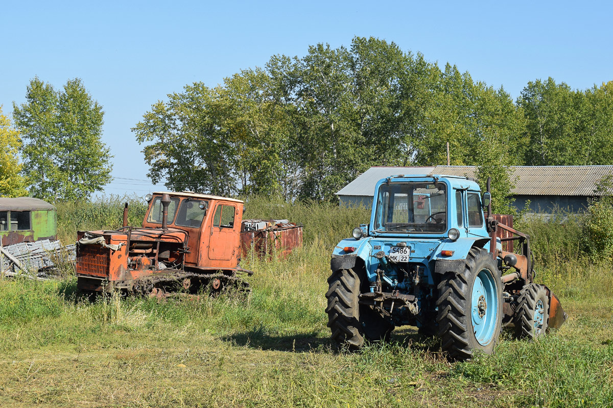 Алтайский край, № (22) Б/Н СТ 0917 — Т-4А; Алтайский край, № 5486 МК 22 — МТЗ-82