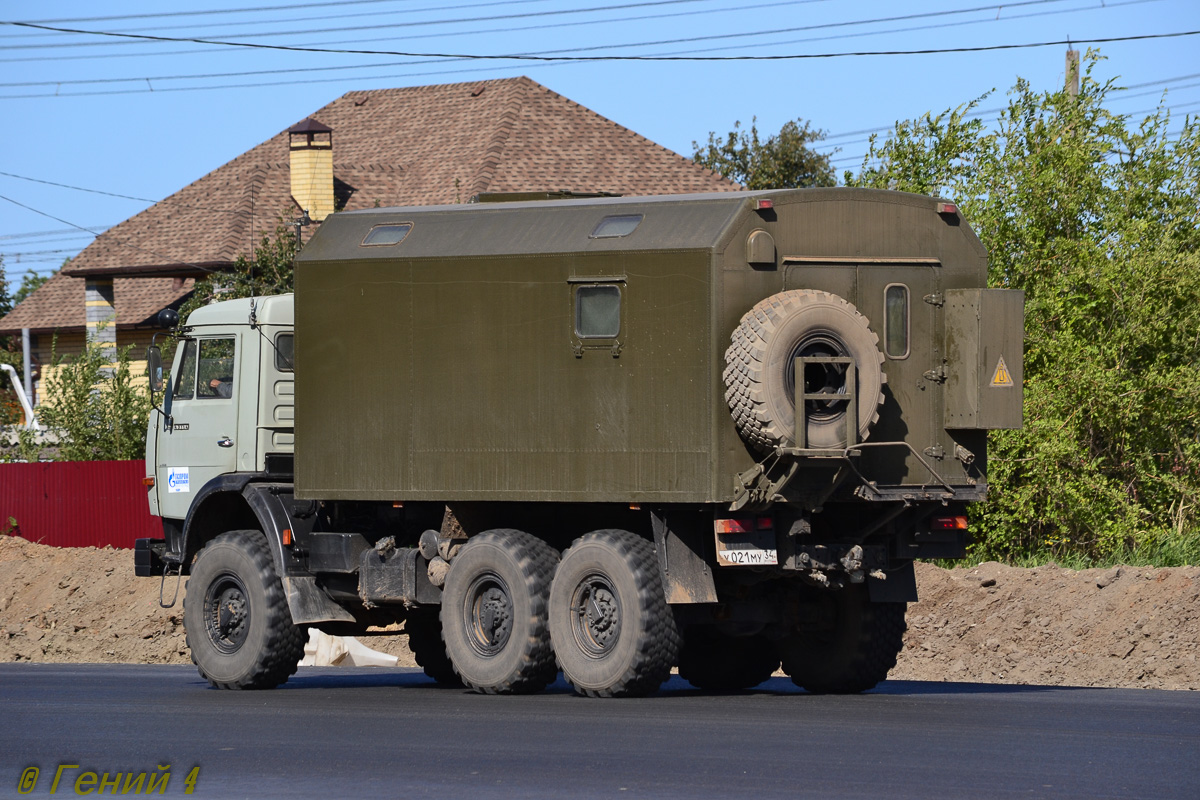 Волгоградская область, № У 021 МУ 34 — КамАЗ-43114-15 [43114R]